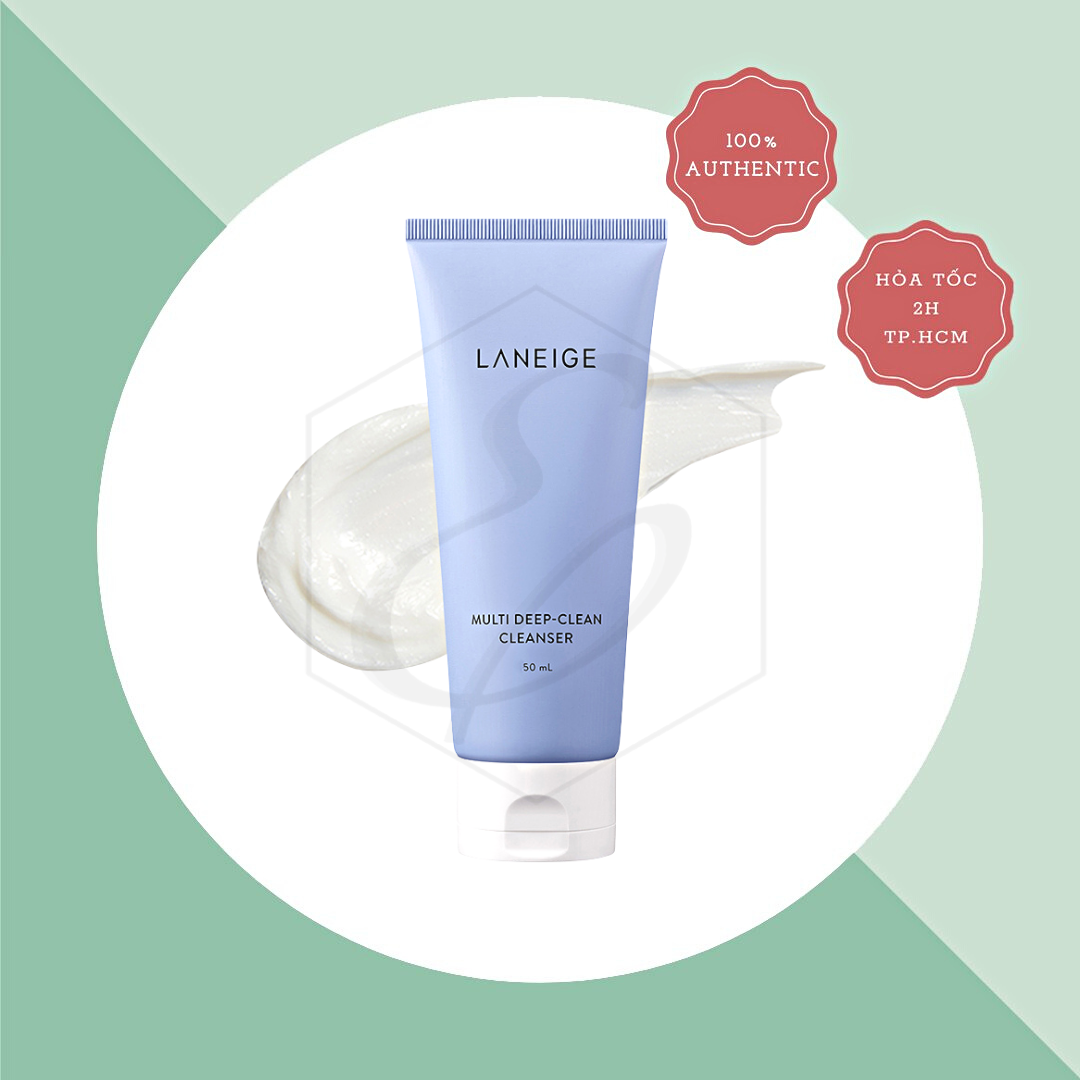 Sữa Rửa Mặt Cho Da Dầu Laneige Multi Deep Clean Cleanser - 150ml